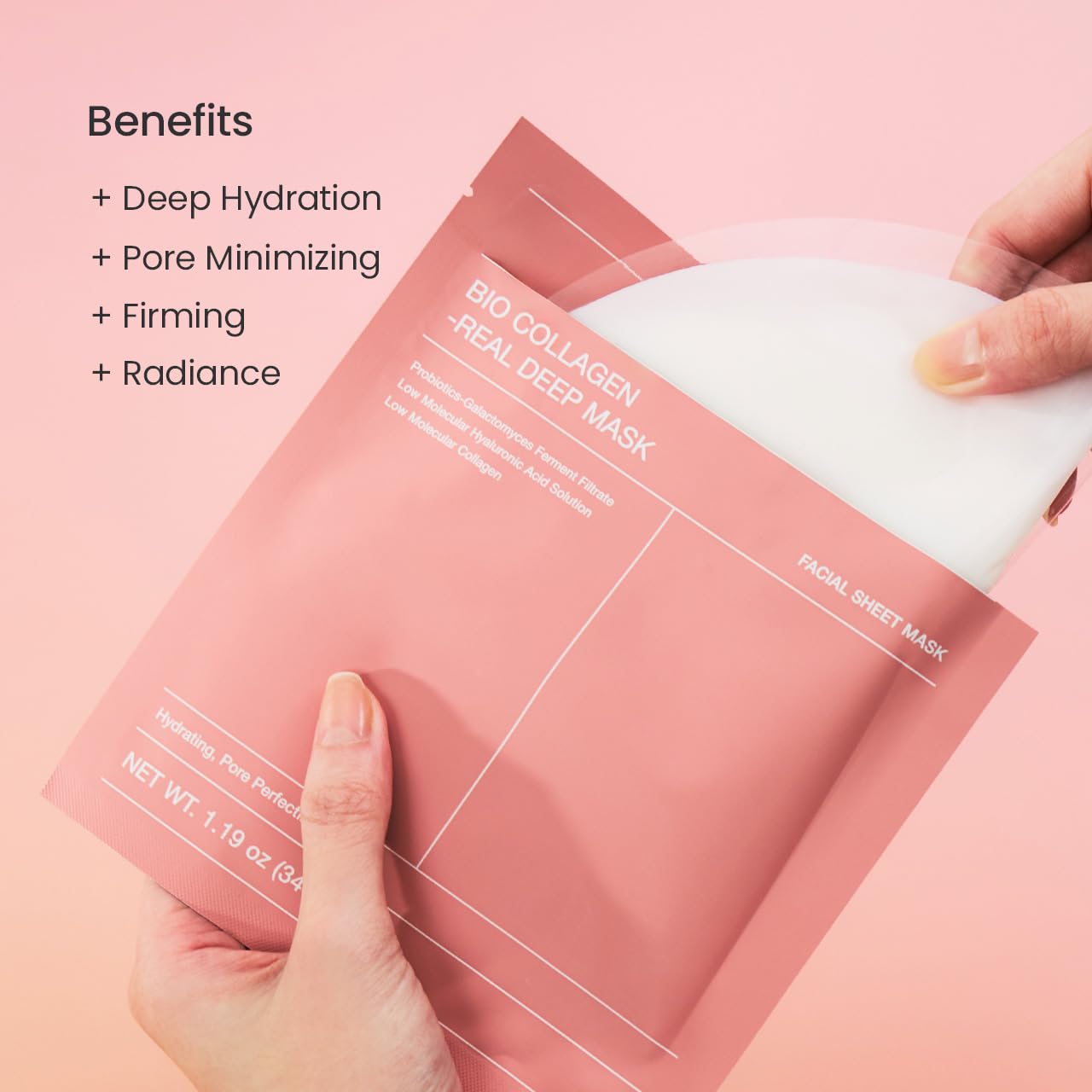 Bio-Collagen Real Deep Mask – Firming Overnight Hydrogel Sheet Mask