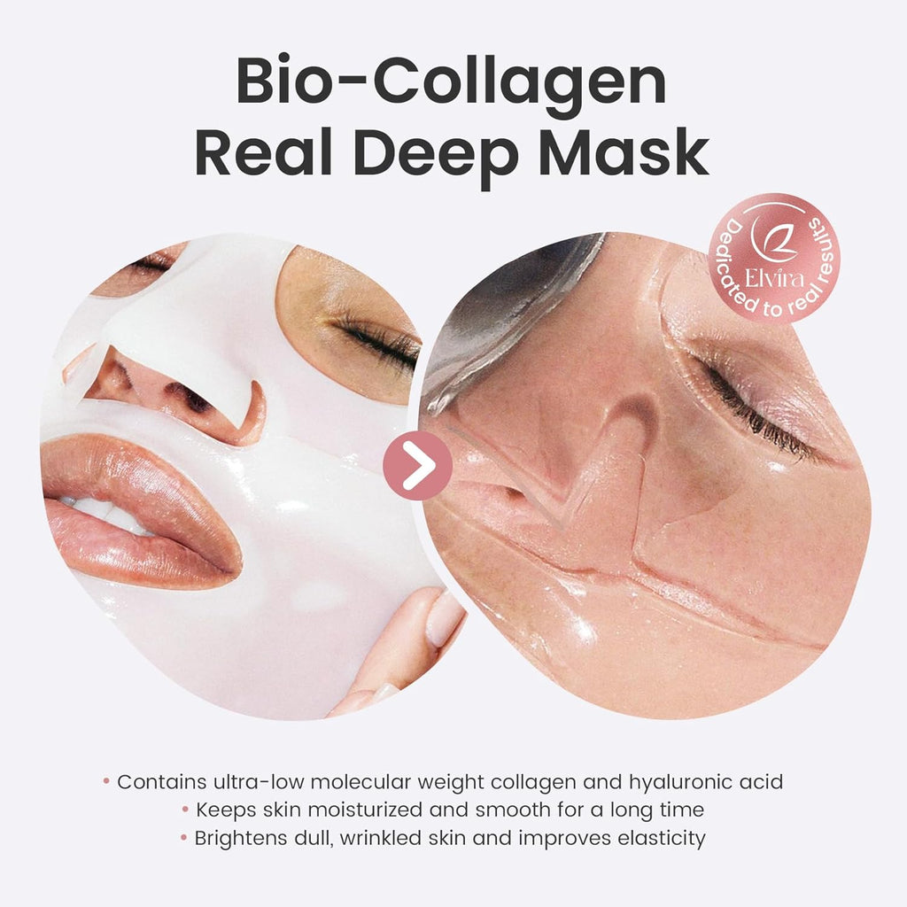Bio-Collagen Real Deep Mask – Firming Overnight Hydrogel Sheet Mask