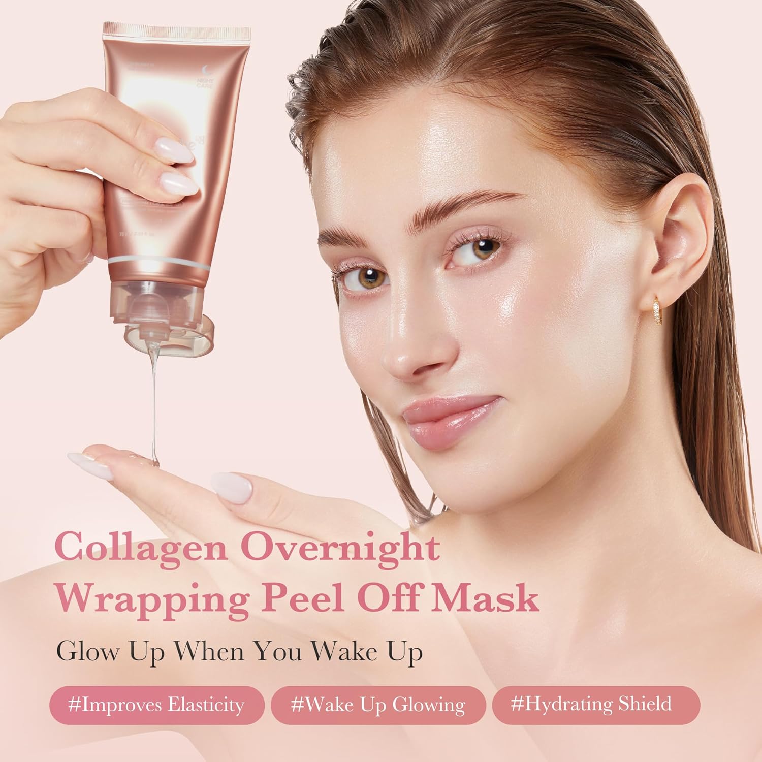 Collagen Overnight Wrapping Mask – Peel-Off Hydrating Night Mask