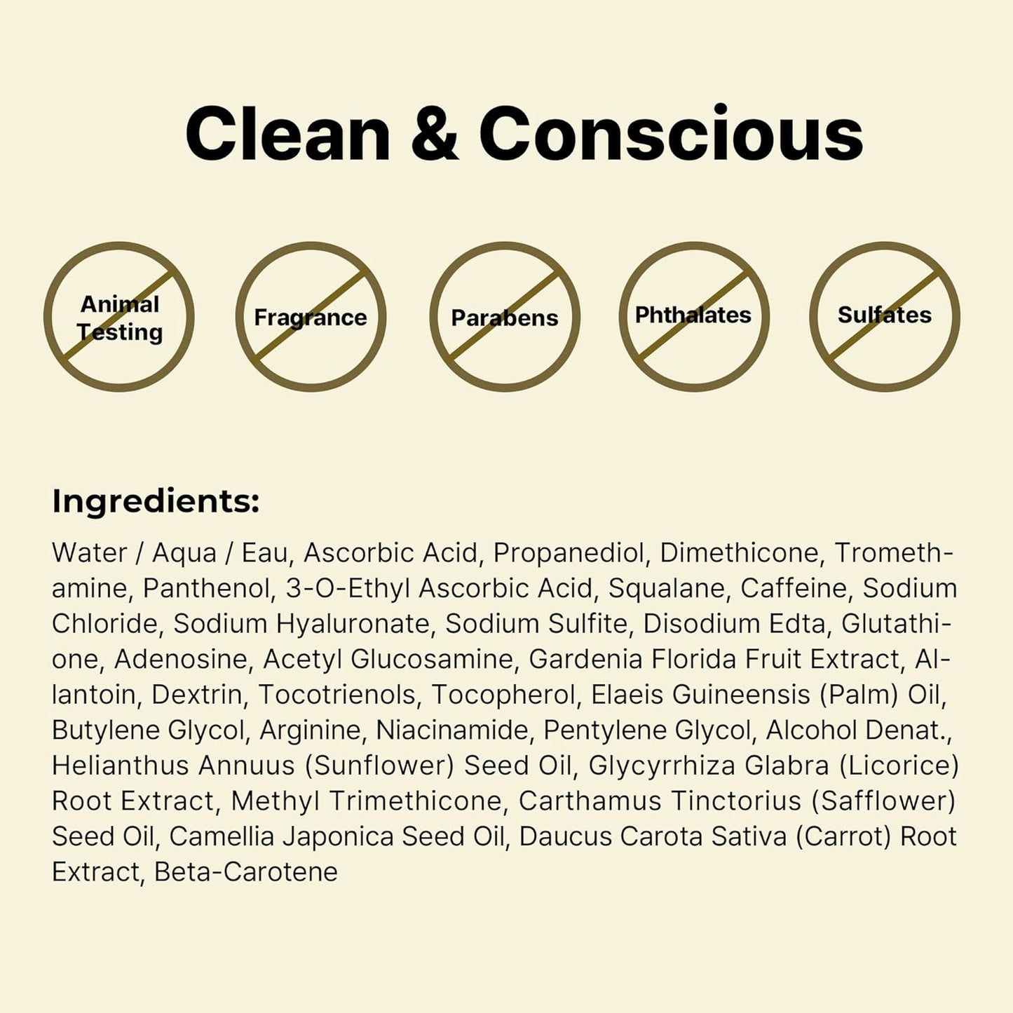 Vitamin C Face Serum – Brightening Anti-Aging Formula with Hyaluronic Acid & Vitamin E