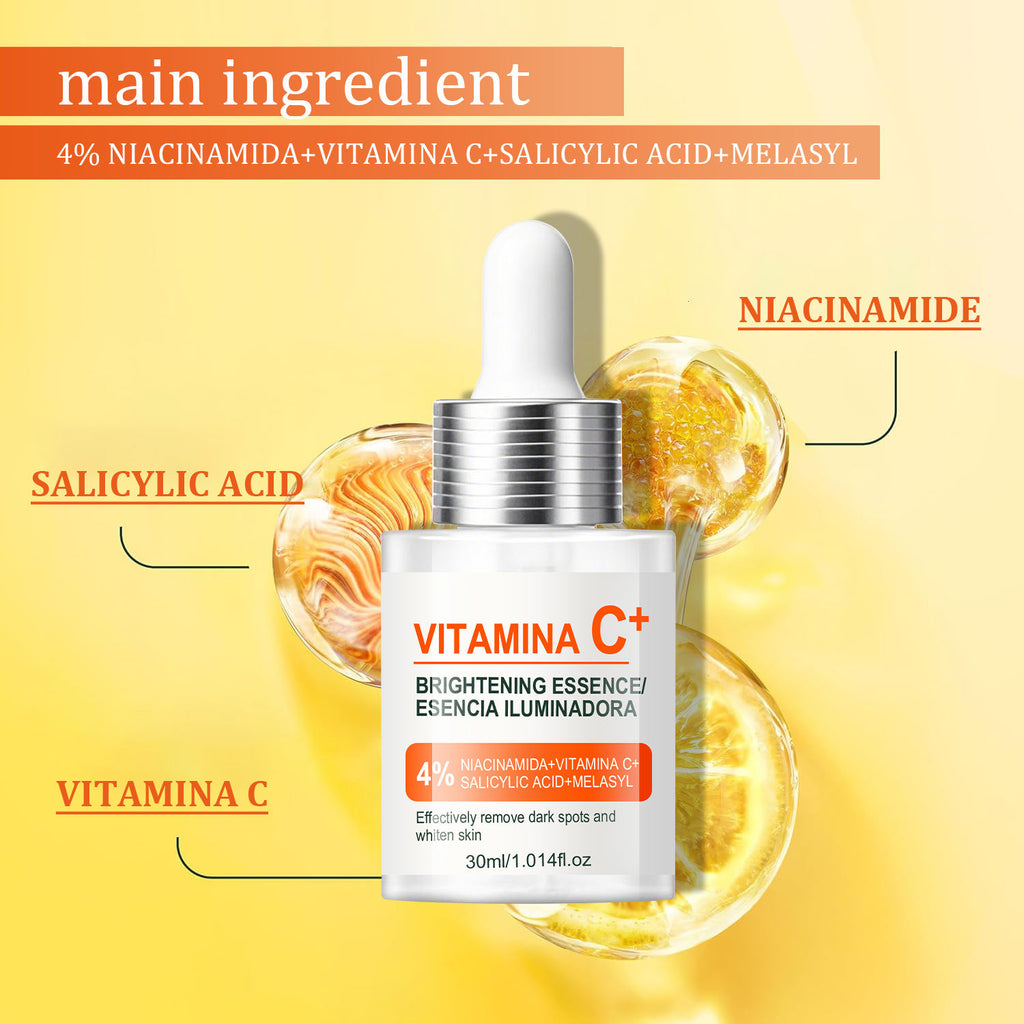 Vitamin C Face Serum – Brightening Anti-Aging Formula with Hyaluronic Acid & Vitamin E