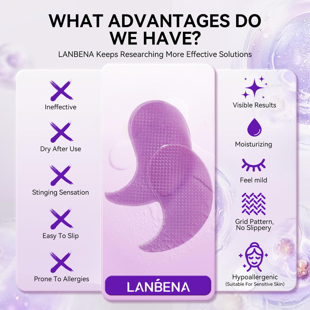 LANBENA Rejuvenating Retinol Hydra-Gel Eye Patches – Anti-Wrinkle & Dark Circle Care