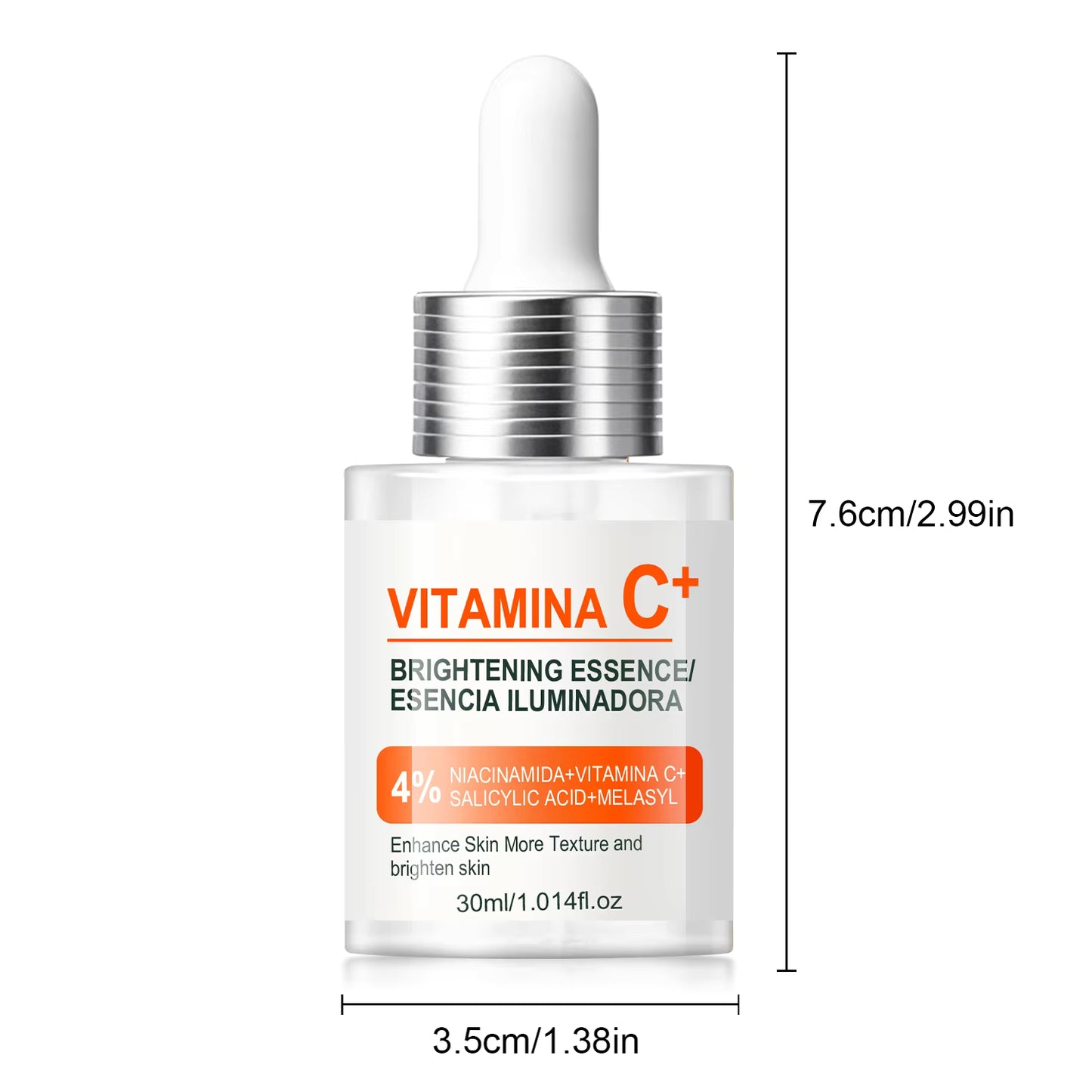 Vitamin C Face Serum – Brightening Anti-Aging Formula with Hyaluronic Acid & Vitamin E