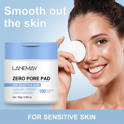 ZERO PORE PAD – Dual-Action Toner Pads with AHA, BHA, Niacinamide & Hyaluronic Acid (100 pads)