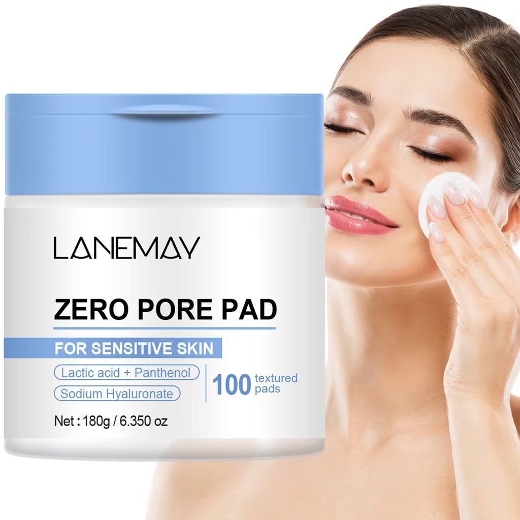 ZERO PORE PAD – Dual-Action Toner Pads with AHA, BHA, Niacinamide & Hyaluronic Acid (100 pads)