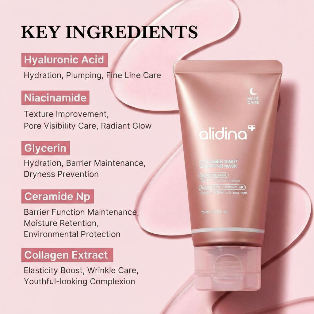 Collagen Overnight Wrapping Mask – Peel-Off Hydrating Night Mask