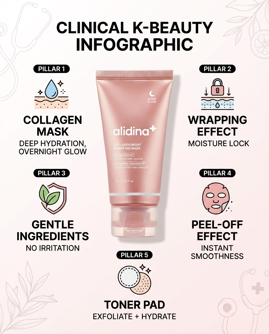 Collagen Overnight Wrapping Mask – Peel-Off Hydrating Night Mask